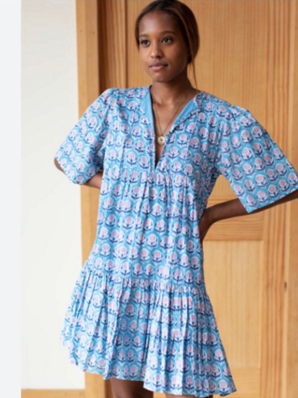 *retired print. India collection Isla dress. Impeccable condition